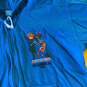 Blue Los Algodones Hoodie